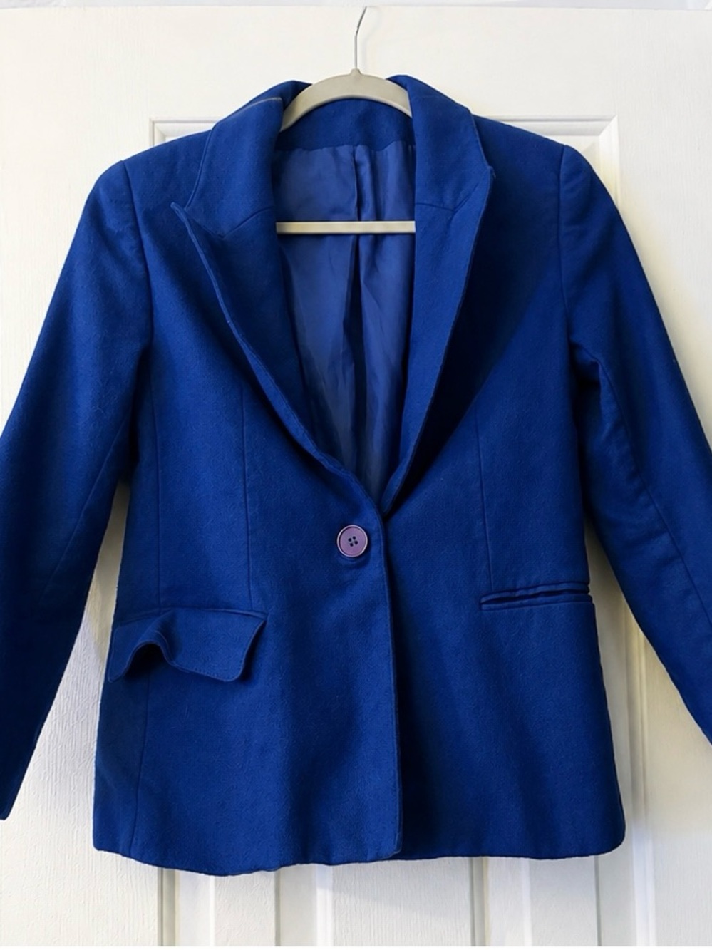 Royal Blue Women's Blazer Jacket